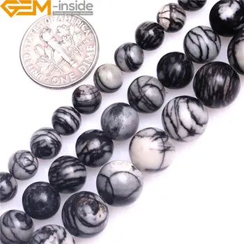 6mm 8mm 10mm Round Natural Black Web Webbed Picasso Jasper Beads Loose Beads For Jewelry Making Strand 15 Inch
6mm 8mm 10mm Round Natural Black Web Webbed Picasso Jasper Beads Loose Beads For Jewelry Making Strand 15 Inch