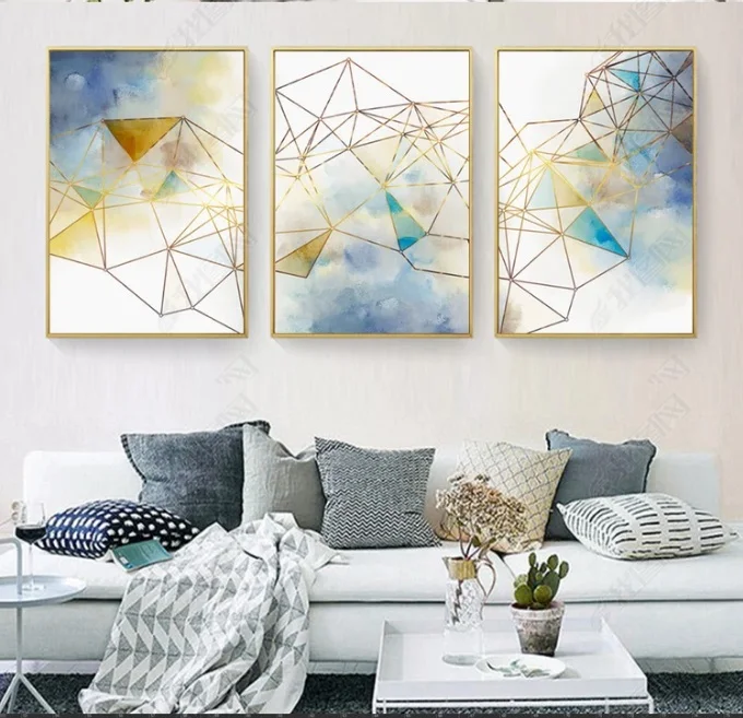 Simple Abstract Color Geometric Lines Decorative Paintings Modular Picture Wall Art Canvas Painting for Living Room Customized
Simple Abstract Color Geometric Lines Decorative Paintings Modular Picture Wall Art Canvas Painting for Living Room Customized