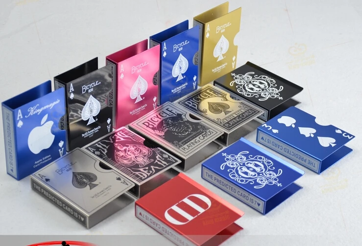 free shipping Protective box for poker card clip stainless steel aluminum protect boxes for playing cards deck
free shipping Protective box for poker card clip stainless steel aluminum protect boxes for playing cards deck