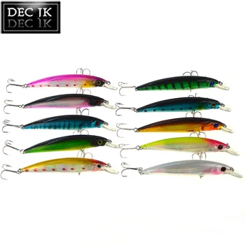 10PCS Dog Fish Set For Plastic Hard Fishing Lure Peche Crankbaits Minnow Cheap Tackle Saltwater Lures Fake Artificial Bait Lot
10PCS Dog Fish Set For Plastic Hard Fishing Lure Peche Crankbaits Minnow Cheap Tackle Saltwater Lures Fake Artificial Bait Lot