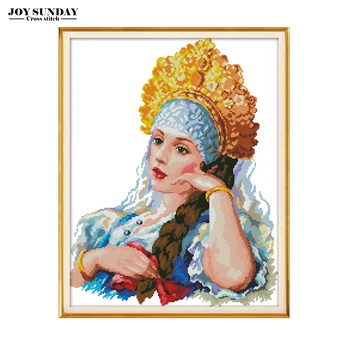 Joy Sunday Cross Stitch Fabric Aida 14ct 11ct DMC Threads Canvas Printed Cross Set for Embroidery Stitch DIY Needlework Painting
Joy Sunday Cross Stitch Fabric Aida 14ct 11ct DMC Threads Canvas Printed Cross Set for Embroidery Stitch DIY Needlework Painting