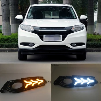 Car Flashing For Honda HRV HR-V Vezel 2014 - 2018 DRL Driving Daytime Running Light DRL with Turn signal car lamp Relay Daylight
Car Flashing For Honda HRV HR-V Vezel 2014 - 2018 DRL Driving Daytime Running Light DRL with Turn signal car lamp Relay Daylight