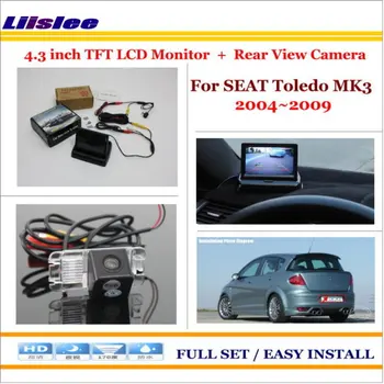 Liislee For SEAT Toledo MK3 2004~2009 Car Reverse Back Rear Camera + 4.3" TFT LCD Screen Monitor = 2 in 1 Rear Parking System
Liislee For SEAT Toledo MK3 2004~2009 Car Reverse Back Rear Camera + 4.3" TFT LCD Screen Monitor = 2 in 1 Rear Parking System