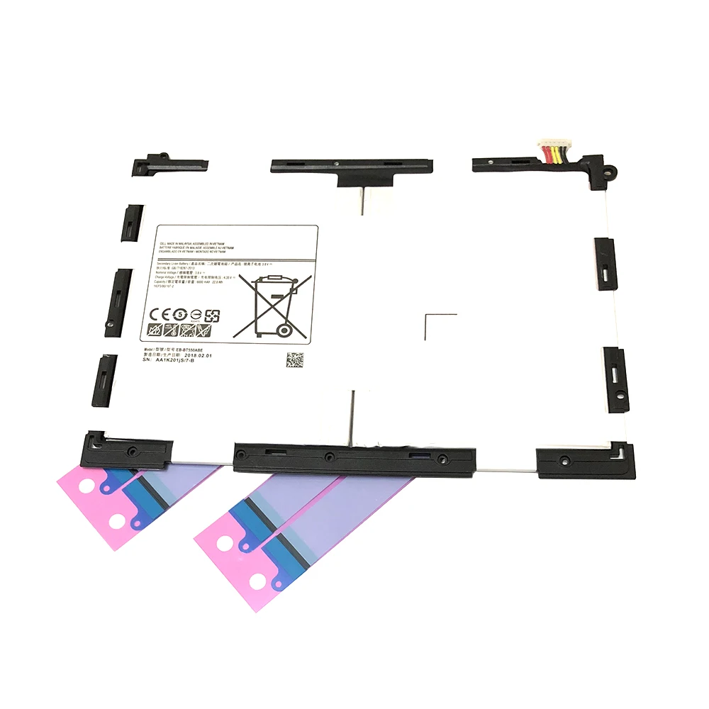 NEW Good quality AAA 6000mAh BT550ABE Battery For Samsung Galaxy Tab A 9.7 SM-T550 T550 T555 T550X P550 P555 P550C With Tools
NEW Good quality AAA 6000mAh BT550ABE Battery For Samsung Galaxy Tab A 9.7 SM-T550 T550 T555 T550X P550 P555 P550C With Tools