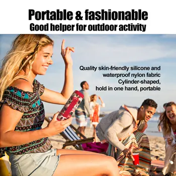 Outdoor Bluetooth Speaker Portable Speaker Music Column Boom Box Soundbox Subwoofer Handsfree Mini Wireless Speaker+Power Bank
Outdoor Bluetooth Speaker Portable Speaker Music Column Boom Box Soundbox Subwoofer Handsfree Mini Wireless Speaker+Power Bank