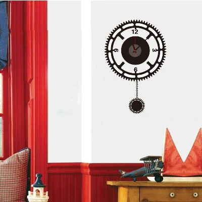 Gear clock Sticker Bedroom Living Room Home DIY Removable Mural PVC Decal custom removable waterproof
Gear clock Sticker Bedroom Living Room Home DIY Removable Mural PVC Decal custom removable waterproof