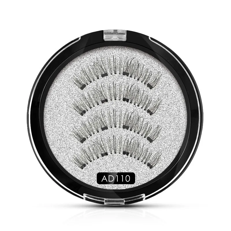 Magnetic eyelashes with 4 magnets handmade 3D magnetic lashes natural false eyelashes magnet lashes with gift box-AD110
Magnetic eyelashes with 4 magnets handmade 3D magnetic lashes natural false eyelashes magnet lashes with gift box-AD110