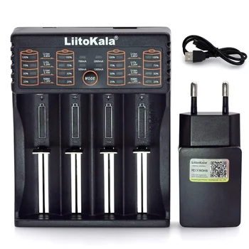 Liitokala Lii-402 18650 Charger 1.2V 3.7V 3.2V AA / AAA 2665014500 NiMH smart charger 5V 2A Intelligent Charger EU/USA/UK plug
Liitokala Lii-402 18650 Charger 1.2V 3.7V 3.2V AA / AAA 2665014500 NiMH smart charger 5V 2A Intelligent Charger EU/USA/UK plug