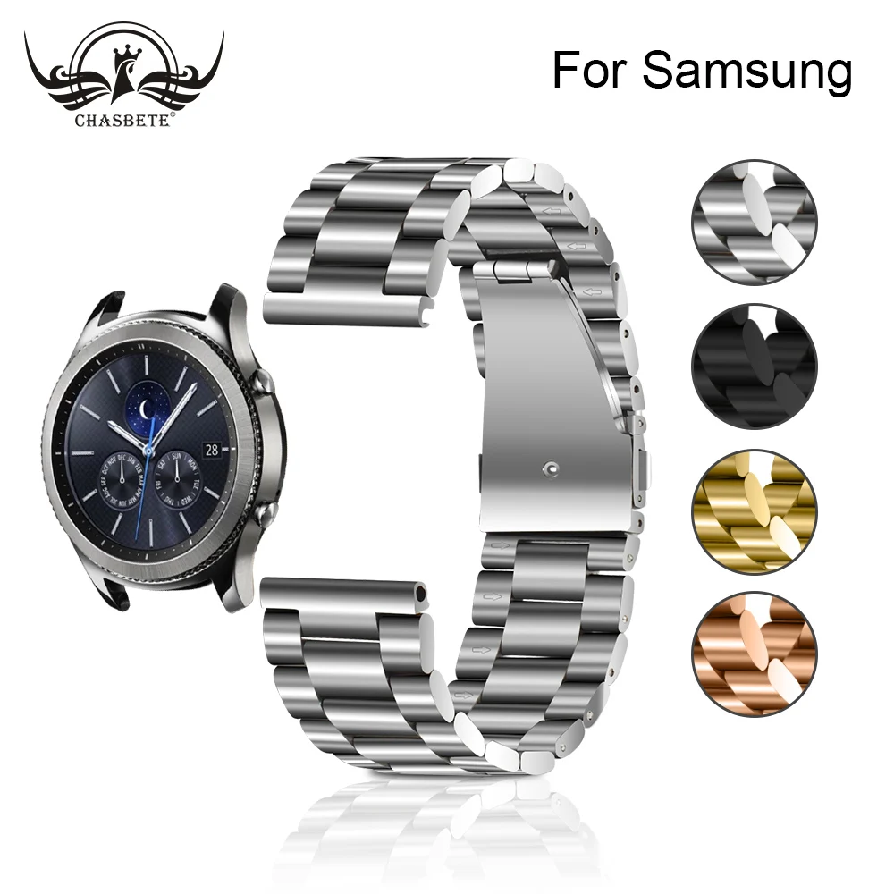 Stainless Steel Watchband for Samsung Classic/Frontie Gear S3 R770 R760 20mm 22mm Quick Release Band Metal Strap Wrist Bracelet
Stainless Steel Watchband for Samsung Classic/Frontie Gear S3 R770 R760 20mm 22mm Quick Release Band Metal Strap Wrist Bracelet