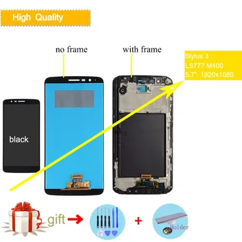 5.7" LCD for LG Stylus 3 LCD Touch Screen with Frame for LG Stylo 3 original Display LS777 M400 M400n M400Y M400DF LCD assembly
5.7" LCD for LG Stylus 3 LCD Touch Screen with Frame for LG Stylo 3 original Display LS777 M400 M400n M400Y M400DF LCD assembly