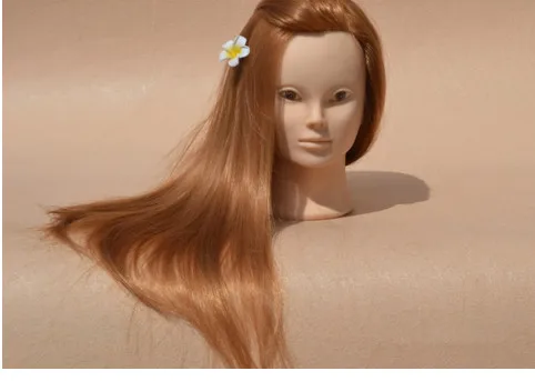 26" 100% High temperature fiber training mannequin head /practice head(note the color you need) 
26" 100% High temperature fiber training mannequin head /practice head(note the color you need)