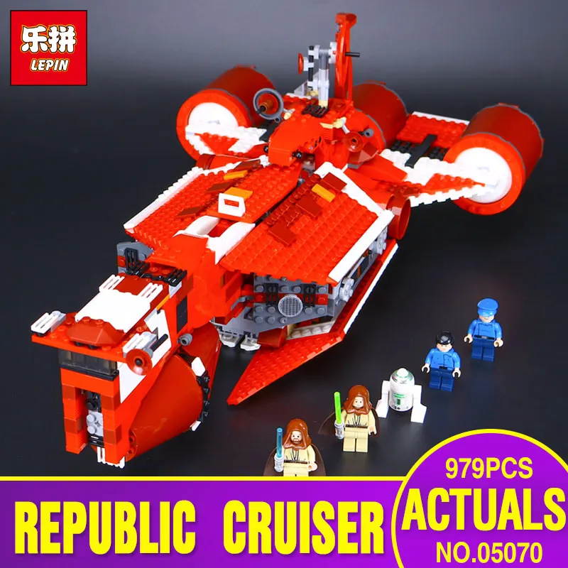 Lepin05070 979Pcs New Star Series Wars The Republic Set Cruiser Children Educational Building Blocks Bricks Toys Model Gift 7665
Lepin05070 979Pcs New Star Series Wars The Republic Set Cruiser Children Educational Building Blocks Bricks Toys Model Gift 7665
