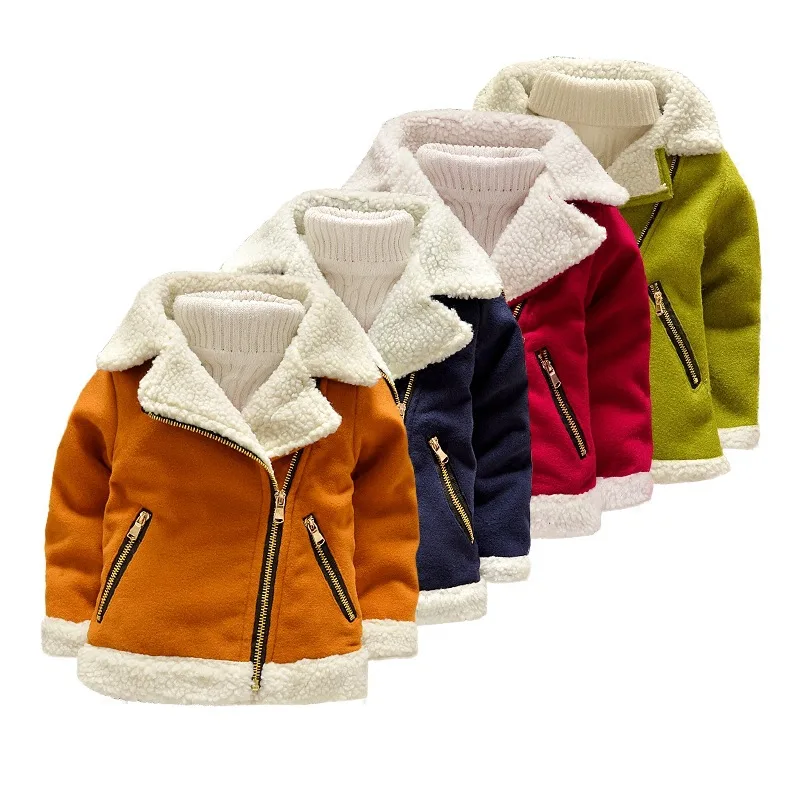 Fleece Thicken Faux Suede Boys Baby Warm Jacket for Fall Winter Leather Coat for Toddler Girls Kids Children's Clothes
Fleece Thicken Faux Suede Boys Baby Warm Jacket for Fall Winter Leather Coat for Toddler Girls Kids Children's Clothes