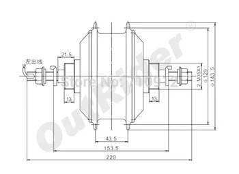 FreeMail48V RearMotor DC NO Hall Brushless with 3-pin Water-proof Wire/Cable128 V-Brake 7-speed 340rpmOR01B4
FreeMail48V RearMotor DC NO Hall Brushless with 3-pin Water-proof Wire/Cable128 V-Brake 7-speed 340rpmOR01B4