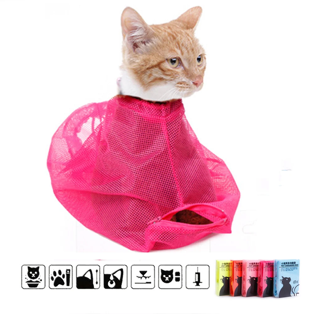 Multi-function Cat Grooming Bathing Bag Mesh Anti-Scratch Anti-bite Nail Trimming Injecting Examining Cat Washing Bag Pet Supply
Multi-function Cat Grooming Bathing Bag Mesh Anti-Scratch Anti-bite Nail Trimming Injecting Examining Cat Washing Bag Pet Supply