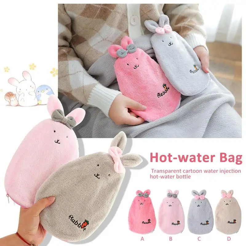 Cartoon Water Injection Hot Water Bottle Explosion-proof Plush Warm Palace Bags Cartoon Rabbit Removable Wash Cloth Hand Warmer
Cartoon Water Injection Hot Water Bottle Explosion-proof Plush Warm Palace Bags Cartoon Rabbit Removable Wash Cloth Hand Warmer