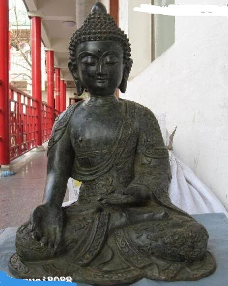 Chinese Temple worship Bronze Copper Dragon Tathagata Sakyamuni Buddha Statue shipping
Chinese Temple worship Bronze Copper Dragon Tathagata Sakyamuni Buddha Statue shipping