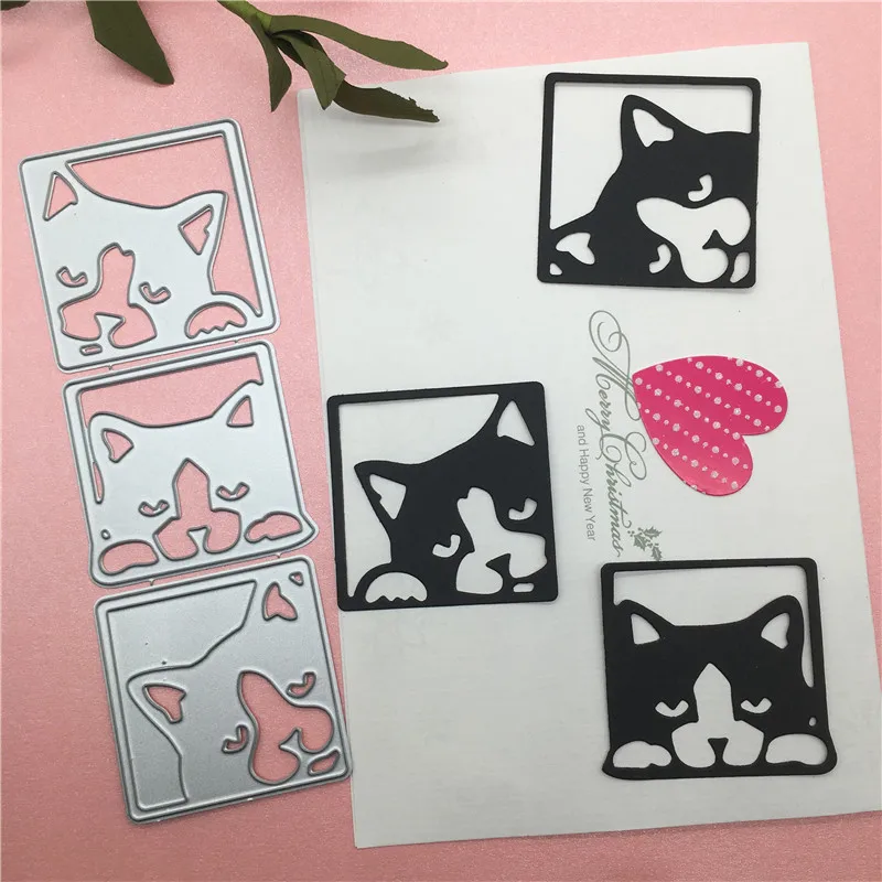 62*88mm cute cat DIY Cutting Dies Scrapbooking Card Album Album Embossing Dies Cut Metal Craft Template Metal steel 2019
62*88mm cute cat DIY Cutting Dies Scrapbooking Card Album Album Embossing Dies Cut Metal Craft Template Metal steel 2019