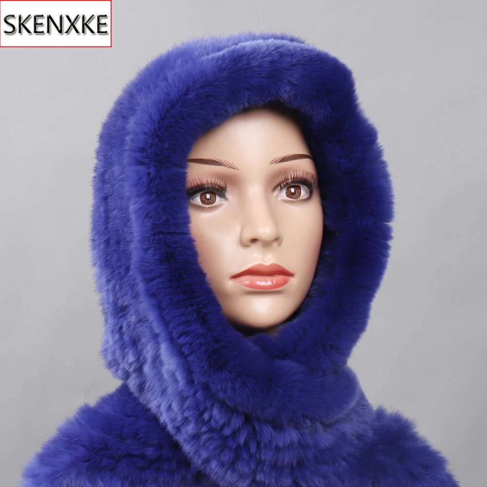 Women 2019 New Knitted Real Rex Rabbit Fur Hat Hooded Scarf Winter Warm Genuine Fur Hat Long Knit Solid 100% Natural Fur Scarves
Women 2019 New Knitted Real Rex Rabbit Fur Hat Hooded Scarf Winter Warm Genuine Fur Hat Long Knit Solid 100% Natural Fur Scarves
