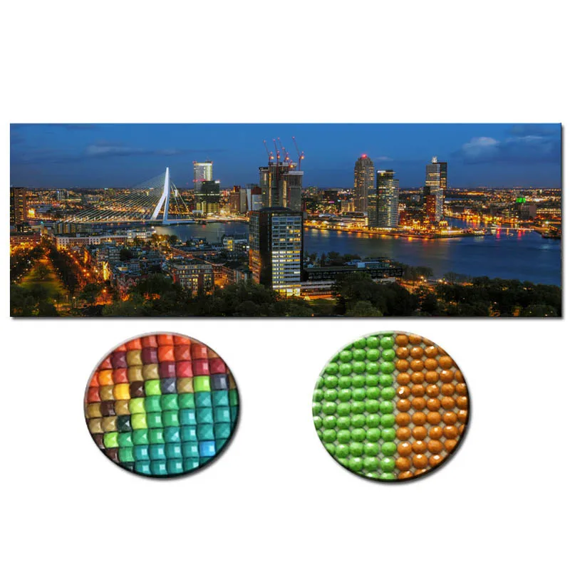 Full Square round Diamond painting Rotterdam night city Diamond embroidery Cross stitch resin drill landscape Euromast ZP-3006
Full Square round Diamond painting Rotterdam night city Diamond embroidery Cross stitch resin drill landscape Euromast ZP-3006