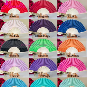 2017 New Cheap Fan 50Piece/Lot Wholesale Bamboo Ribs Silk Fan Wedding Favor Gift For Guests Party Gifts Hand Fan
2017 New Cheap Fan 50Piece/Lot Wholesale Bamboo Ribs Silk Fan Wedding Favor Gift For Guests Party Gifts Hand Fan