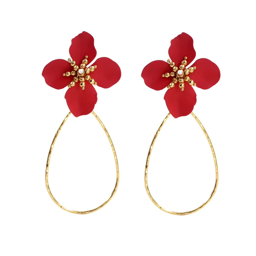 HUIDANG 2019 Fall New Arrival Cream Lacquered Layering Petals Daisy Flower Big Stud Earrings
HUIDANG 2019 Fall New Arrival Cream Lacquered Layering Petals Daisy Flower Big Stud Earrings