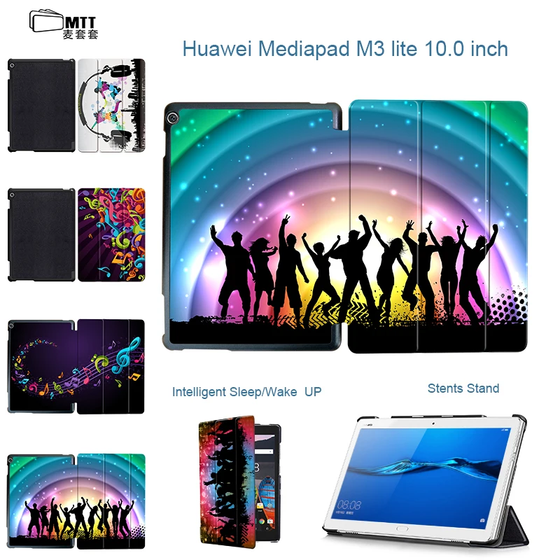 MTT Case for Huawei M3 Lite 10.1" Youth Music Painted PU Leather Cover for Huawei Mediapad M3 Lite 10 Flip Stand Tablet Case
MTT Case for Huawei M3 Lite 10.1" Youth Music Painted PU Leather Cover for Huawei Mediapad M3 Lite 10 Flip Stand Tablet Case