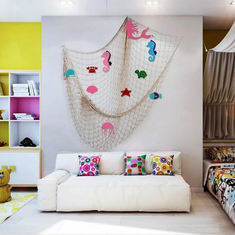 OurWarm Under the Sea Party Supplies Fishing Net with Cute Mermaid Marine Life Hanging Decoration for Kids Party Decoration
OurWarm Under the Sea Party Supplies Fishing Net with Cute Mermaid Marine Life Hanging Decoration for Kids Party Decoration