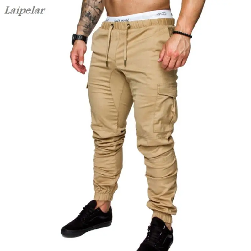 fashion new men's casual boutique elastic waist big pocket design trousers / Men's thread close feet Overalls Laipelar
fashion new men's casual boutique elastic waist big pocket design trousers / Men's thread close feet Overalls Laipelar