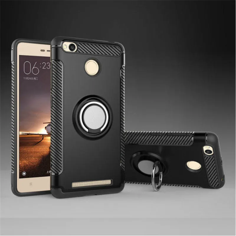 Anti-knock Soft Silicone PC Back Cover Cases For Xiaomi Redmi 3S 3 Pro Mobile Phone Case With Ring Bracket
Anti-knock Soft Silicone PC Back Cover Cases For Xiaomi Redmi 3S 3 Pro Mobile Phone Case With Ring Bracket