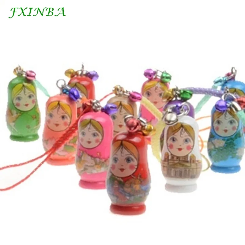 FXINBA 5 Pieces Wooden Russian Nesting Dolls Matryoshka Doll Set Keychain Phone Hanger Bag Gift Handmade Souvenir Toys for Child
FXINBA 5 Pieces Wooden Russian Nesting Dolls Matryoshka Doll Set Keychain Phone Hanger Bag Gift Handmade Souvenir Toys for Child