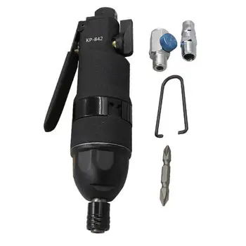 10H Straight Handle Pneumatic Screw Batch KP-842 85N-m Torsion Black 8000 rpm Pneumatic Straight Shank Screwdriver