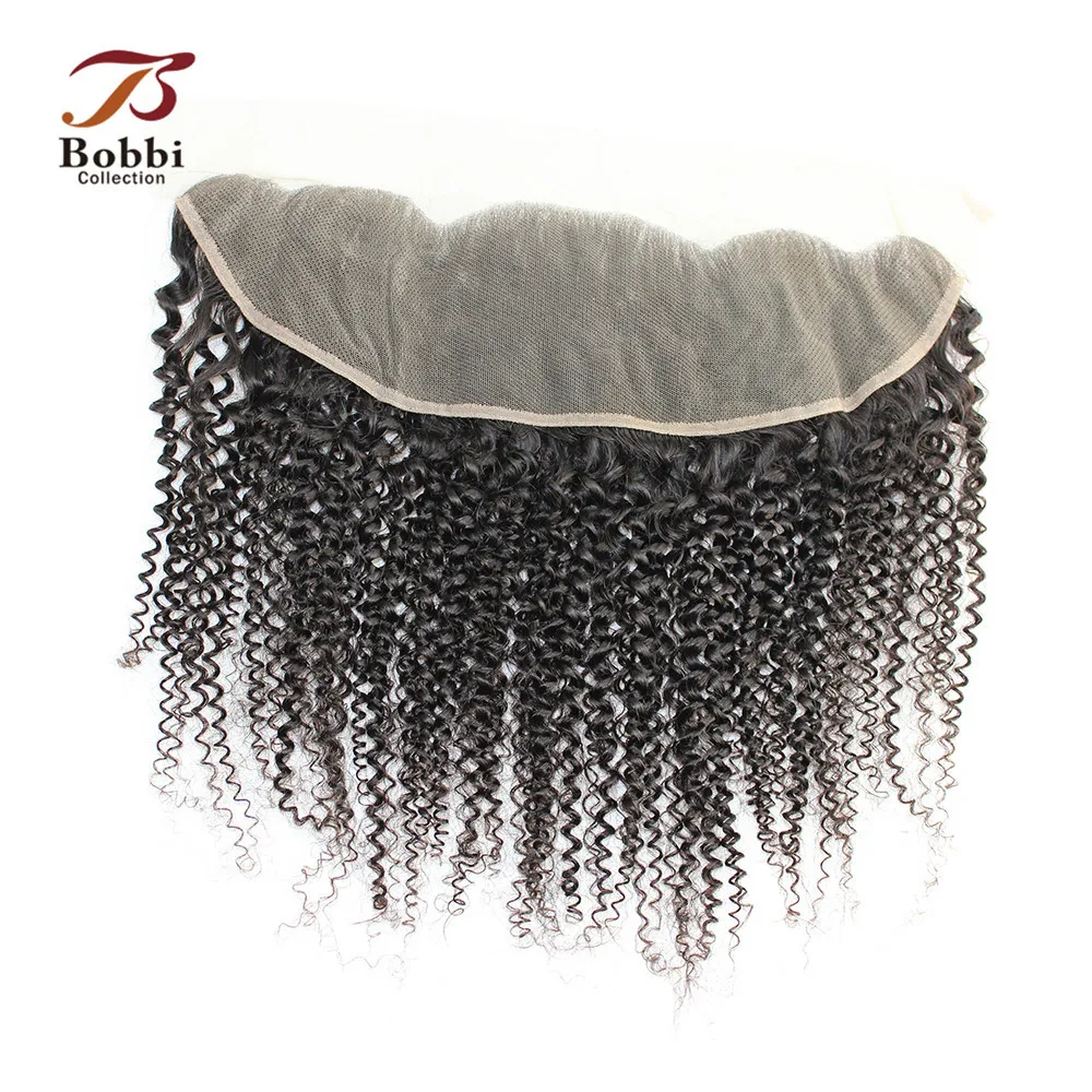 Bobbi Collection 4x13 Ear to Ear Lace Frontal Closure Afro Kinky Curly Brazilian Remy Human Hair Natural Color 8-20 inch
Bobbi Collection 4x13 Ear to Ear Lace Frontal Closure Afro Kinky Curly Brazilian Remy Human Hair Natural Color 8-20 inch