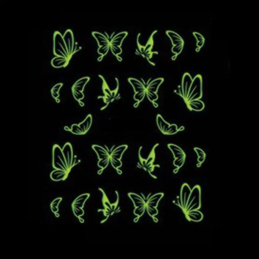 2017 Hot Nail Sticker Nail Art Stickers Butterfly Design 5.2CMX6.3CM Newest Lovely Luminous dropship X7265Down
2017 Hot Nail Sticker Nail Art Stickers Butterfly Design 5.2CMX6.3CM Newest Lovely Luminous dropship X7265Down