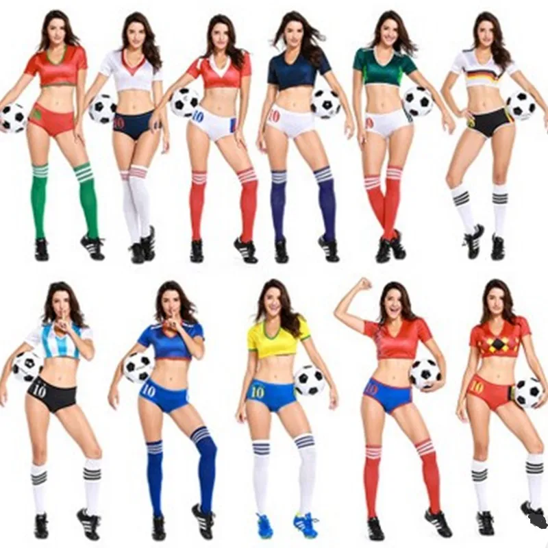 Sexy Games Cheerleaders Football girl Cosplays suit for Woman Halloween Football Baby Costumes Cheerleading uniforms
Sexy Games Cheerleaders Football girl Cosplays suit for Woman Halloween Football Baby Costumes Cheerleading uniforms