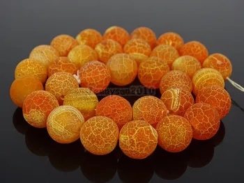Matte Orange Fire Crackle Ag-ate Gems Stones Round Spacer Loose Beads 15'' Strand for Jewelry Making Crafts 5 Strands/Pack
Matte Orange Fire Crackle Ag-ate Gems Stones Round Spacer Loose Beads 15'' Strand for Jewelry Making Crafts 5 Strands/Pack