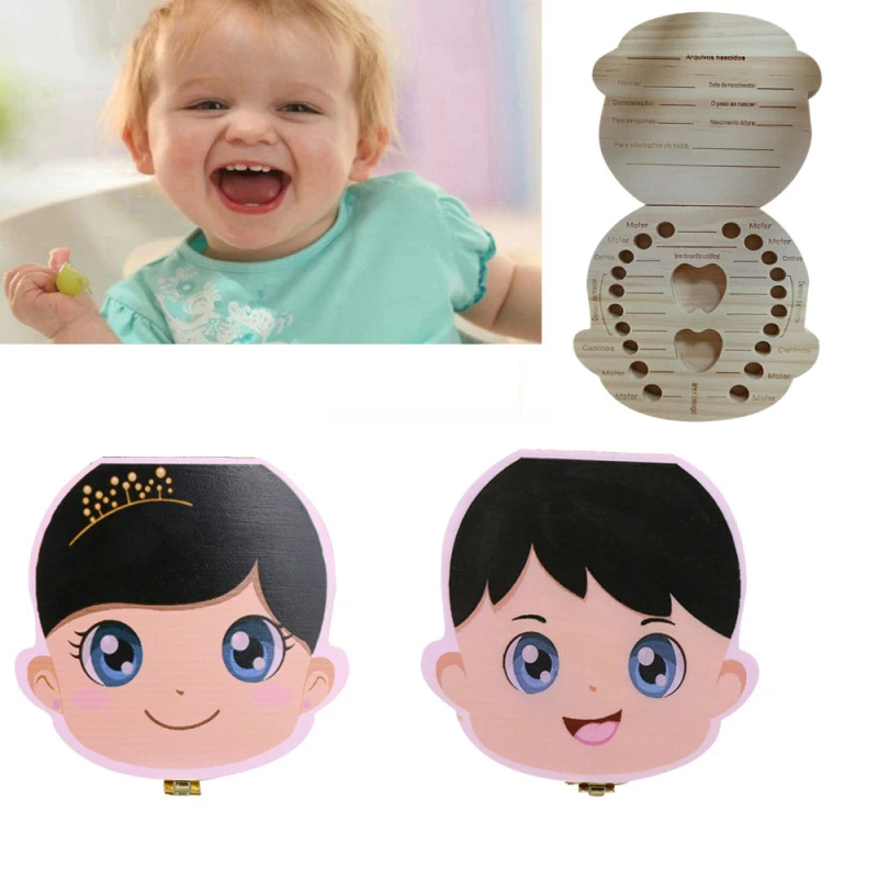 Portuguese Language Wood Tooth Box baby Milk Teeth Save for Kids Boy&Girl Portuguese Storage Boxes High Quality Drop Ship
Portuguese Language Wood Tooth Box baby Milk Teeth Save for Kids Boy&Girl Portuguese Storage Boxes High Quality Drop Ship