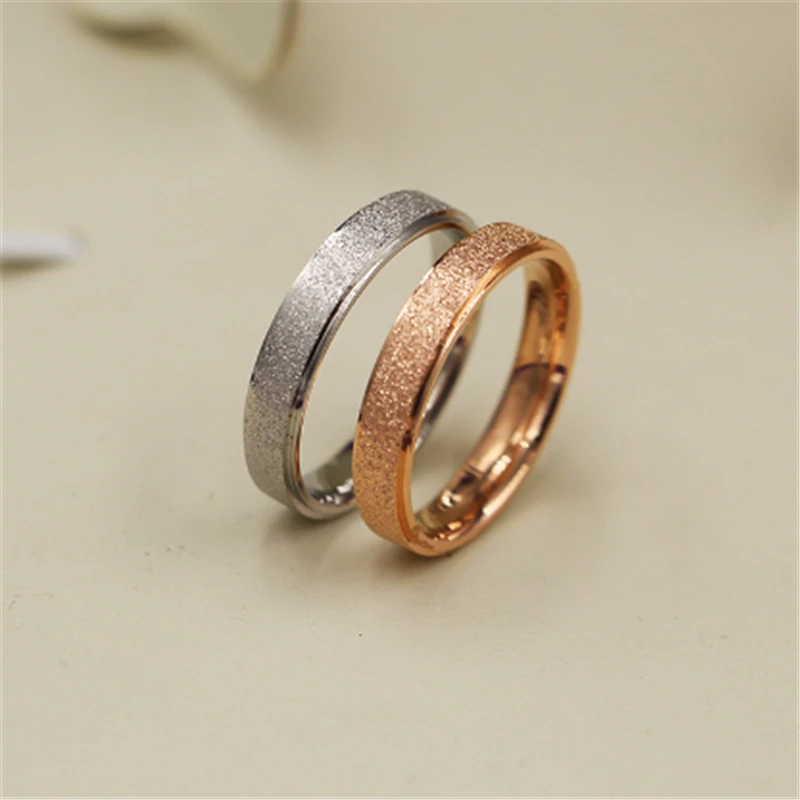 Romantic Love Commemorative Couple Ring Scrub Titanium Steel Exquisite Ring Sexy Jewelry Accessories Fashion Couple Ring
Romantic Love Commemorative Couple Ring Scrub Titanium Steel Exquisite Ring Sexy Jewelry Accessories Fashion Couple Ring