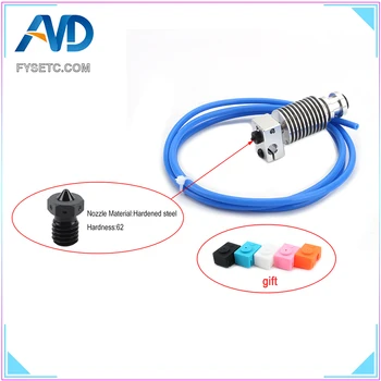 Upgrade HeatSink Extruder Radiator + E3D Hotend Block + Hardened Steel V6 Nozzle + 1M PTFE Tube For PT100 Prusa I3 MK3
Upgrade HeatSink Extruder Radiator + E3D Hotend Block + Hardened Steel V6 Nozzle + 1M PTFE Tube For PT100 Prusa I3 MK3