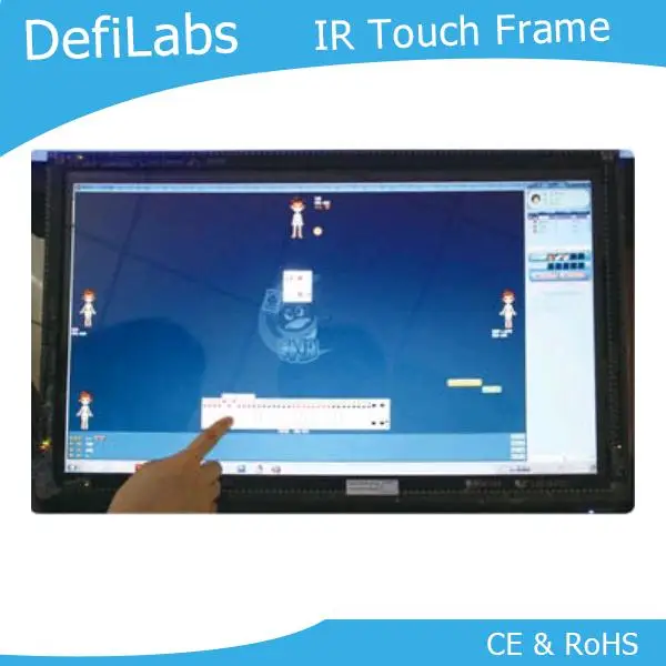 DefiLabs UD VERSION 10 points 26" Infrared Touch Screen frame, 16:9 format for multi touch overlay touch frame
DefiLabs UD VERSION 10 points 26" Infrared Touch Screen frame, 16:9 format for multi touch overlay touch frame