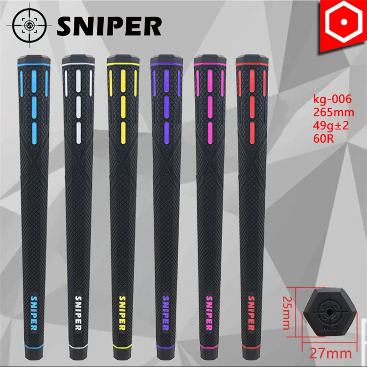 New 3pcs Sniper Hexagon Golf Club Grips Workshop Assembly Male Driver Woods Irons Golf Grips 6 Colors For Man
New 3pcs Sniper Hexagon Golf Club Grips Workshop Assembly Male Driver Woods Irons Golf Grips 6 Colors For Man