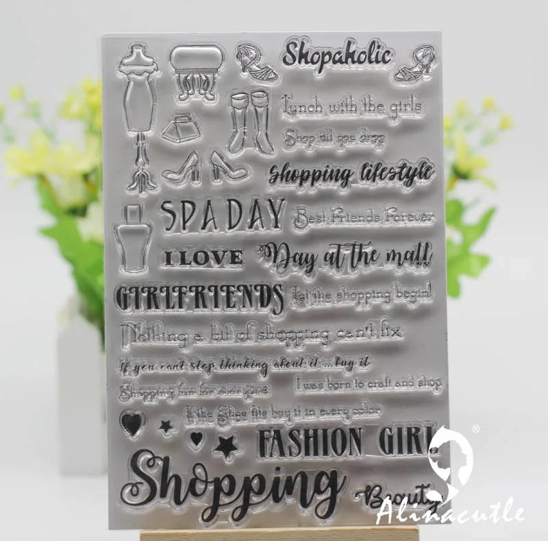 CLEAR STAMPS die cut shopping letters Scrapbooking Card paper craft silicon rubber roller transparent clear stamp Alinacraft
CLEAR STAMPS die cut shopping letters Scrapbooking Card paper craft silicon rubber roller transparent clear stamp Alinacraft
