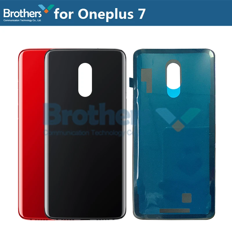 Back Cover for Oneplus 7 7 Pro Battery Housing for Oneplus 7 7Pro Back Case Battery Door Mobile Phone Replacement No Button Top (1)