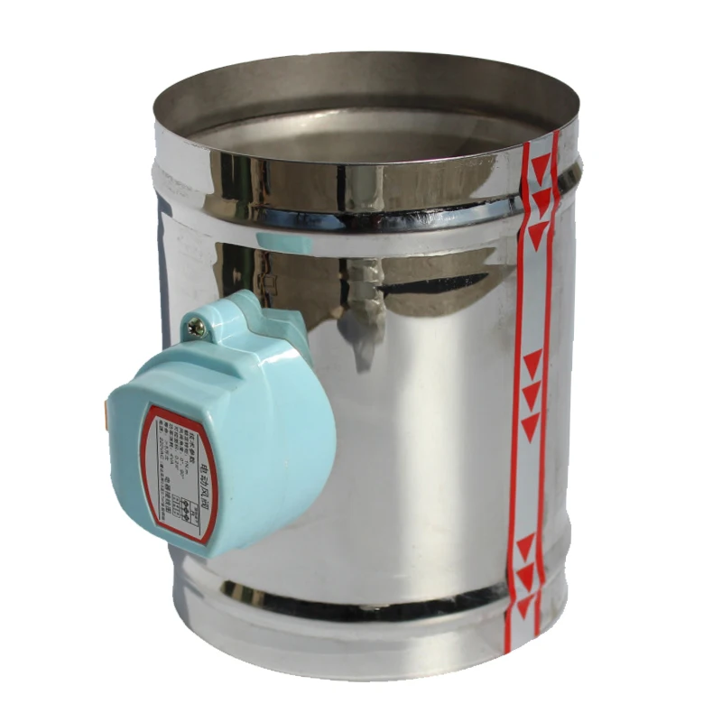 Stainless steel electric damper check valve closed valve electric switch control damper DC24V
Stainless steel electric damper check valve closed valve electric switch control damper DC24V