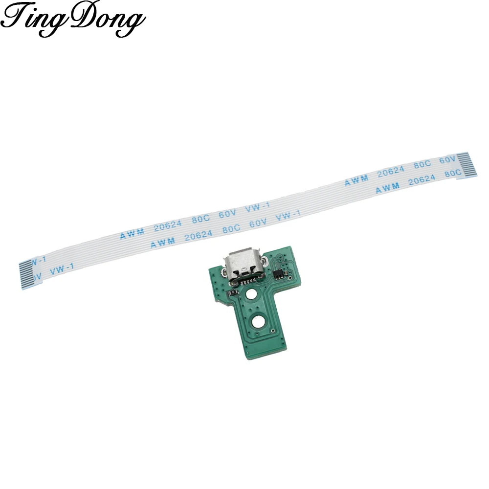 TingDong USB Charging Port Board With 12 Pin Flex Cable For JDS-030 PS4 Controller
TingDong USB Charging Port Board With 12 Pin Flex Cable For JDS-030 PS4 Controller
