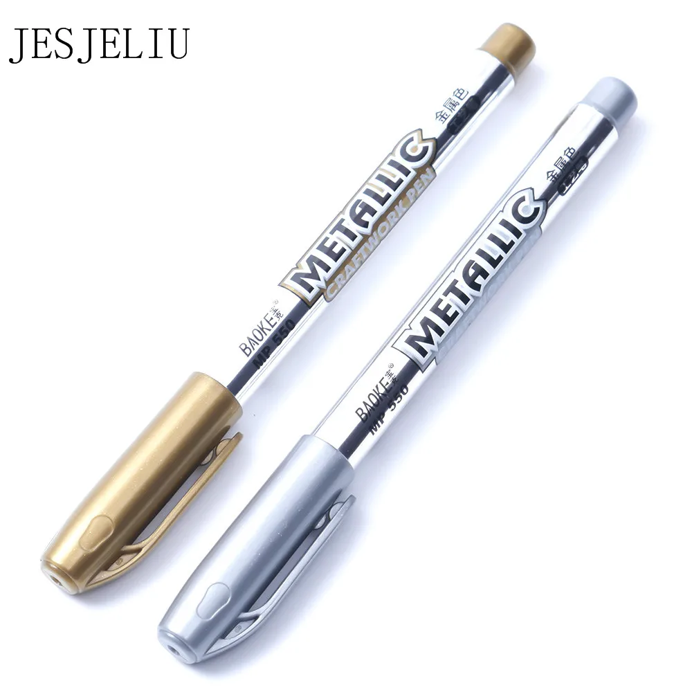 6 pcs Markers Drawing Marking Pen Waterproof Permanent Paint Pens Sharpie Manga