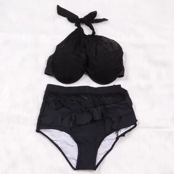 TCBSG Female Bikini Set Retro Swimwear Women 2019 Sexy Halter Top Bikinis Dress Swimsuit Bathing Suits Printed Floral Biquini
TCBSG Female Bikini Set Retro Swimwear Women 2019 Sexy Halter Top Bikinis Dress Swimsuit Bathing Suits Printed Floral Biquini
