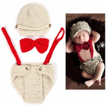 Newborn Photography Baby Girl Prop Photo Crochet Knit Costume Gentleman Knitted Baby Hat and Toy set Girl Boy Knit Warm Baby
Newborn Photography Baby Girl Prop Photo Crochet Knit Costume Gentleman Knitted Baby Hat and Toy set Girl Boy Knit Warm Baby