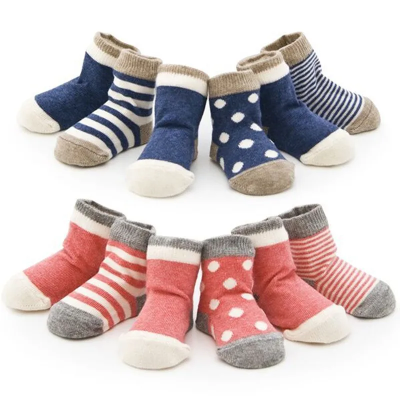 

4Pairs 0-2years Baby Socks Boy/ Girl Socks Toddler's Socks Baby Infants Wear Meias Spring/Autumn