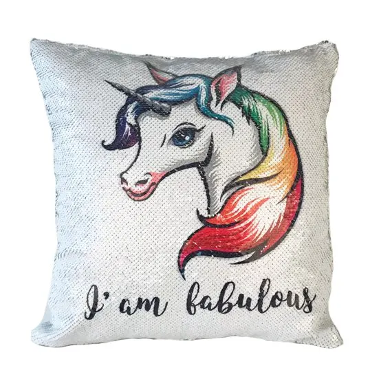 Unicorn Mermaid Sequin Cushion Cover Magical Shining Pillowcase Color Changing Reversible Patchwork Pillow Cover With Sequins
Unicorn Mermaid Sequin Cushion Cover Magical Shining Pillowcase Color Changing Reversible Patchwork Pillow Cover With Sequins